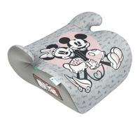 Tataway Siège auto rehausseur Disney Minnie et Mickey Mouse i-Size ECE R129 pour enfants de 125 à 150 cm, graphismes gris