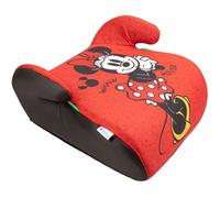 Tataway Siège auto rehausseur Disney Minnie Mouse i-Size ECE R129, sécurité enfant 125-150 cm, graphisme Minnie sur fond rouge