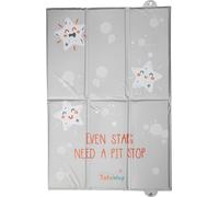 Tataway Table à langer pliable portable pour bébés, matelas à langer de voyage imperméable et compact, avec poches de rangement, doux et lavable, idéal pour les sorties et les voyages