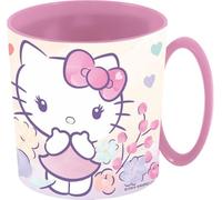 Stor Hello Kitty Tasse en plastique réutilisable pour micro-ondes 390 ml