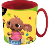 Tataway Tasse Tatatway Bing 390 ml pour enfants, lavable au micro-ondes, tasse à petit-déjeuner en plastique durable, produit officiel Bing
