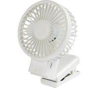 Tataway Ventilateur polyvalent portable à clip rechargeable par USB - Mini-ventilateur silencieux réglable avec pince, câble USB inclus pour poussette, bureau, lit de voiture
