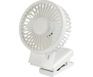 Tataway Ventilateur polyvalent portable à clip rechargeable par USB - Mini-ventilateur silencieux réglable avec pince, câble USB inclus pour poussette, bureau, lit de voiture