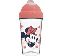 Tataway Verre Minnie avec paille flexible 295 ml, gobelet réutilisable pour enfants, idéal pour l'eau et les jus de fruits, pratique et coloré pour un usage quotidien