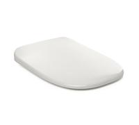 TATAY Abattant WC Duroplast Compatible Dama Retro | Descente Amortie | Démontage Rapide et Nettoyage Facile | Haute Résistance et Antibactérien | Forme Carrée - Modèle LDY+ - Blanc