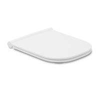 TATAY Abattant WC universel compatible avec Gap Square Compact | Chute amortie | Retrait facile | Toilettes carrées | Thermoplastique résistant et anti-bactéries | Design fin - 34,5 x 43 cm