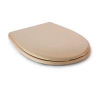 TATAY Siège de WC Universel Olympia, de PP, Résistant aux chocs, 100 % recyclable, longue durée de vie, facile à entretenir., Fabriqué en Espagne, Couleur Beige, Dimensions 35.5 x 5 x 46 cm