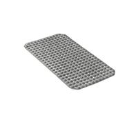 TATAY Alfombra Bañera Antideslizante | 50% Material Reciclado | Ventosas de Alta Sujeción y Sensación Placentera | Gran Calidad y Durabilidad | Tacto Suave y Cómodo | 72 x 36 cm - Gris