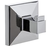 TATAY Anneau Porte-Serviette de la Collection Iconik, en Acier Inoxydable et Zamak, avec système de Fixation par vis ou Glue Fix. Mesures: 20 x 6,5 x 16 cm