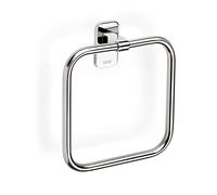 TATAY Anneau Porte-Serviettes de la Collection Slim, en Acier Inoxydable, Double Système de Fixation par Vis ou par Colle. Dimensions 18 x 4,5 x 19,5 cm