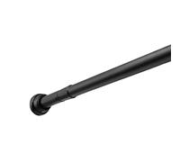 TATAY barre rideau sans perçage 140-250 cm | Ø2,2 cm barre de douche extensible réglable | Aluminium finition mate | Pose sans percer | Fixation stable | Garantie 5 ans - Noir