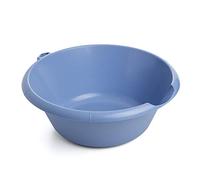 TATAY Bassine Rond, Capacité de 10L, sans BPA, avec Trou de Suspension, Bleu. Dimensions 40,7 x 15,6 x 41,5 cm