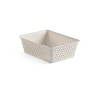 TATAY Bohol Organiseur A6 en polypropylène, sans BPA, 100% plastique recyclé, Beige, dimensions : 12,5 x 16,5 x 5,5 cm