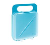 TATAY Boîte a Sandwich, sans BPA, réutilisable, passe au Lave-vaisselle et au Micro-ondes, Congélation à -40º, 1 unité, Turquoise. Dimension 14 x 4 x 18 cm