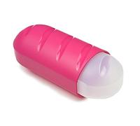 TATAY Boîte a Sandwich Extensible, sans BPA, réutilisable, passe au Lave-vaisselle et au Micro-ondes, Congélation à -40º, 1 unité, Rosse. Dimension 7,7 x 6,7 x 18 - 25 cm