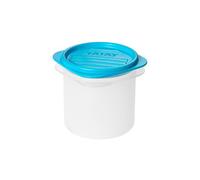 TATAY Boîte Alimentaire, Hermétique, 0.3 L Capacité, Couvercle à pression flexible, sans BPA, passe au Micro-ondes et au Lave-vaisselle, Bleue. Dimensions : 8,7 x 8,7 x 8,5 cm