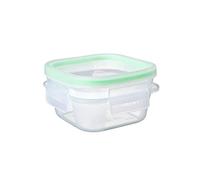 TATAY Boite Alimentaire Plastique 0,3L Clip Safe | Couvercle à Clip | Boite Conservation Alimentaire | Micro-ondes, Lave-vaisselle, Frigo, Congélateur | Sans BPA | 10,8x10,8x6 cm, Rouge