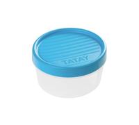 TATAY Boîte Alimentaire, Hermétique, Capacité de 0,5 L, Couvercle à vis, sans BPA, passe au micro-ondes et au lave-vaisselle, Bleue. Dimension: 12 x 12 x 6,6 cm