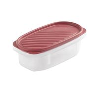 TATAY Boite Alimentaire Plastique 0,5L Top Flex | Couvercle à Pression | Boite Conservation Alimentaire | Micro-ondes, Lave-vaisselle, Frigo, Congélateur | Sans BPA | 18,4x9,7x6,1 cm, Rouge