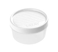 TATAY Boite Alimentaire Plastique 0,5L Twist | Couvercle à Vis | Boite Conservation Alimentaire | Micro-ondes, Lave-vaisselle, Frigo, Congélateur | Sans BPA | 12x12x6,6 cm, Blanc