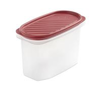 TATAY Boîte Alimentaire, Hermétique, 1.2 L Capacité, Couvercle à pression flexible, sans BPA, passe au Micro-ondes et au Lave-vaisselle, Rouge canneberge. Dimensions : 18,4 x 9,7 x 12,2 cm