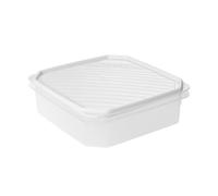 TATAY Boîte alimentaire Top Flex Hermétique 1,3 L couvercle à pression, sans BPA, micro-ondes, blanc