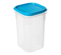 TATAY Boîte Alimentaire, Hermétique, 1 L Capacité, Couvercle à pression flexible, sans BPA, passe au Micro-ondes et au Lave-vaisselle, Bleue. Dimensions :10 x 10 x 16,5 cm