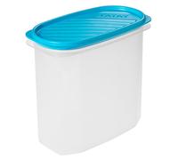 TATAY Boite Alimentaire Plastique 2L Top Flex | Couvercle à Pression | Boite Conservation Alimentaire | Micro-ondes, Lave-vaisselle, Frigo, Congélateur | Sans BPA | 18,4x9,7x17,8 cm, Bleu