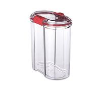 TATAY Boîte de Rangement de Cuisine avec Serrure de Sécurité, Capacité 1.5L, Hermétique, sans BPA, Passe au lave-vaisselle, Transparent. Dimension: 9 x 15,5 x 18 cm
