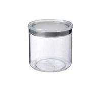 TATAY Boîte de Rangement de Cuisine, Capacité 1L, Hermétique, sans BPA, Passe au lave-vaisselle, Transparent- Gris. Dimension: 12,5 x 12,5 x 12,5 cm