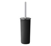 TATAY Brosse Toilettes WC | Design Compact et Fonctionnel | Balayette WC sans BPA | Fabriquée en Espagne | 9,5 x 9,5 x 39,5 cm - Collection Baobab - Noir