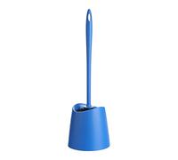 TATAY Brosse WC Standard, Polypropylène, Brosse noire, Sans BPA, Fabriquée en Espagne. Bleu. Dimension 12 x 12 x 38 cm