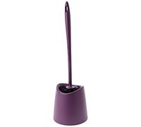 TATAY Brosse WC Standard, Polypropylène, Brosse noire, Sans BPA, Fabriquée en Espagne, Aubergine, Dimension 12 x 12 x 38 cm