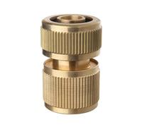 TATAY Connector pour tuyaux d'arrosage 1/2" - 5/8" Metal Line, Connecteur au raccord universel, Installation facile, Inoxydable, Laiton