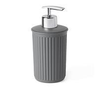 Tatay Distributeur de Savon Baobab en Plastique sans BPA Gris Anthracite 7,6 x 7,6 x 16 cm