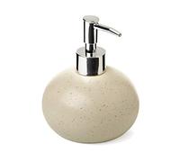 TATAY Dune - Distributeur de Savon en céramique Beige 11x11x13.5 cm