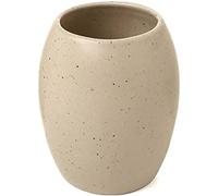 TATAY Dune - Verre à Dents en céramique Beige 8.7x8.7x10.3 cm