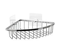Tatay Étagère de Douche Rinconera Krom, 2 hauteurs, 100% Inoxydable, en Laiton Brass, Design Fonctionnel, 5 Ans de Garantie Kit Quick & Fix Inclus. Dimensions : 20 x 20 x 5 cm.