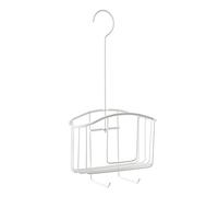 TATAY Etagere Douche Suspendue 100% Inoxydable | Anti-humidité et Anticorrosion | Montage Facile Sans Perçage | Moderne | Panier de Douche à Drainage Rapide | Nettoyage Facile | 22,5x8,5x40cm - Blanc