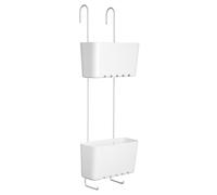 TATAY Standard Duo Panier 20x13x59 cm Blanc