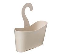 TATAY Panier de douche avec crochet de suspension, Polypropylène, 100% matière recyclée, Panier multifonctionnel, Beige, Dimensions: 25 x 9 x 28 cm