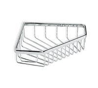 TATAY Panier d’Angle Krom, Design Fonctionnel et Pratique, fabriqué en Laiton chromé et en Acier INOX.