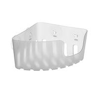 TATAY 4520302 Etagère d'Angle à Ventouses Plastique Glace 20 x 20 x 11 cm