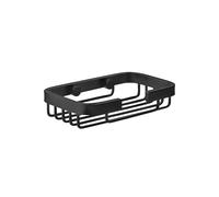 TATAY Étagère Salle de Bain sans Percage Rectangulaire | Système de Fixation Inclus (Quick Fix) | Résiste jusqu’à 5 kg | Aluminium 100% Inoxydable | Panier de Douche Organisateur - 9x3,2x14 cm - Noir