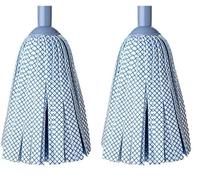 TATAY Franges de Balai Absorbantes Synthétique Bleu (Lot de 2)