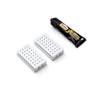 TATAY Kit de Fixation Adhésive Smart Glue & Fix, 11x2x19,5 cm