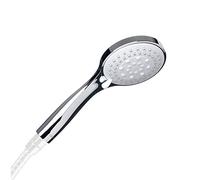 TATAY Malmö Douche à Main Multifonctionnel, 3 Fonctions, avec système d'économie d'eau, chromé et Blanc, 10 cm de diamètre