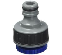 TATAY Nez de Robinet Femelle 3/4" - 1/2" Premium, Connecteur Universel, Protection solaire, Installation facile, Gris - Noir