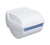 TATAY Olympia Porte-rouleau avec couvercle, en Polypropylene (PP), Couleur Blanc. Dimensions 15.3 x 13.5 cm