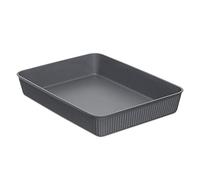 TATAY Organisateur de Tiroir A4 Baobab | Paniers et Boîtes de Rangement | Design Élégant Fonctionnel | Ordre Maison et Bureau | Plastique Recyclé sans BPA | 24,7x33,6x5,6 cm, Gris